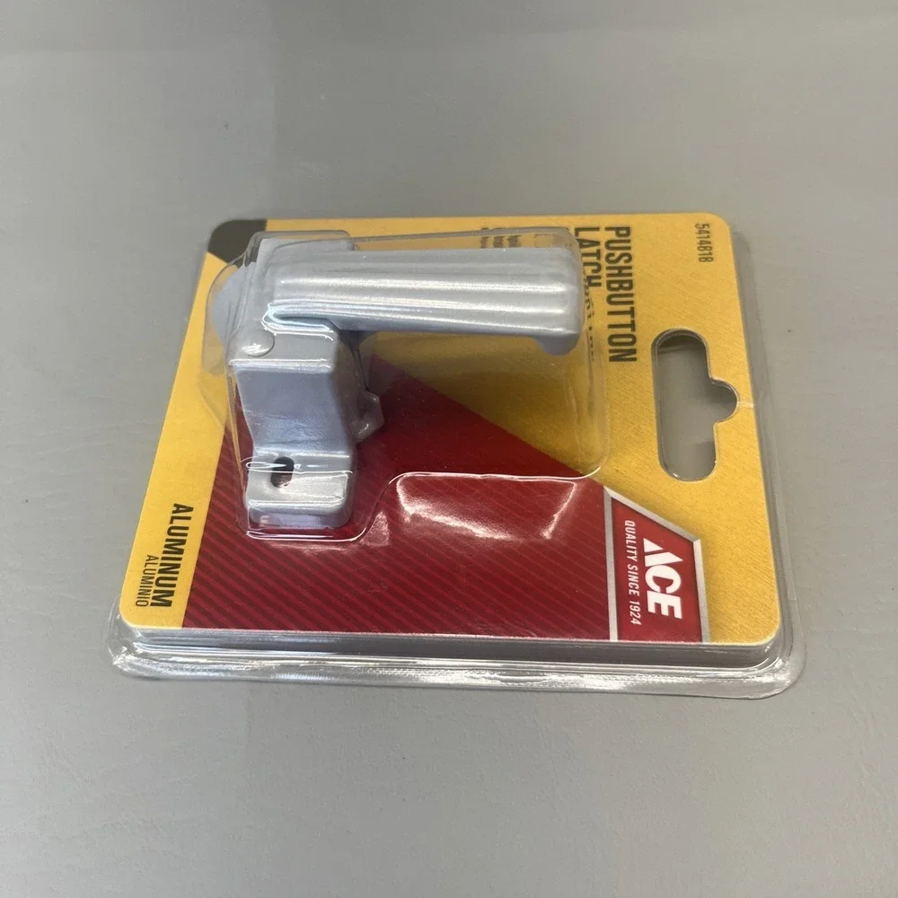 ACE Pushbutton Latch Replacement Handle Aluminum #5414818 New